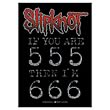 Slipknot 666 Fabric Poster Wall Hanging